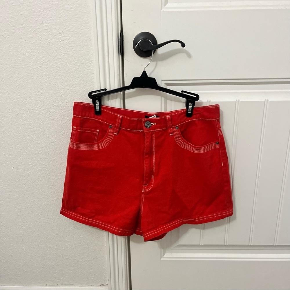 Retro Style Red/Orange High Waisted BDG Shorts